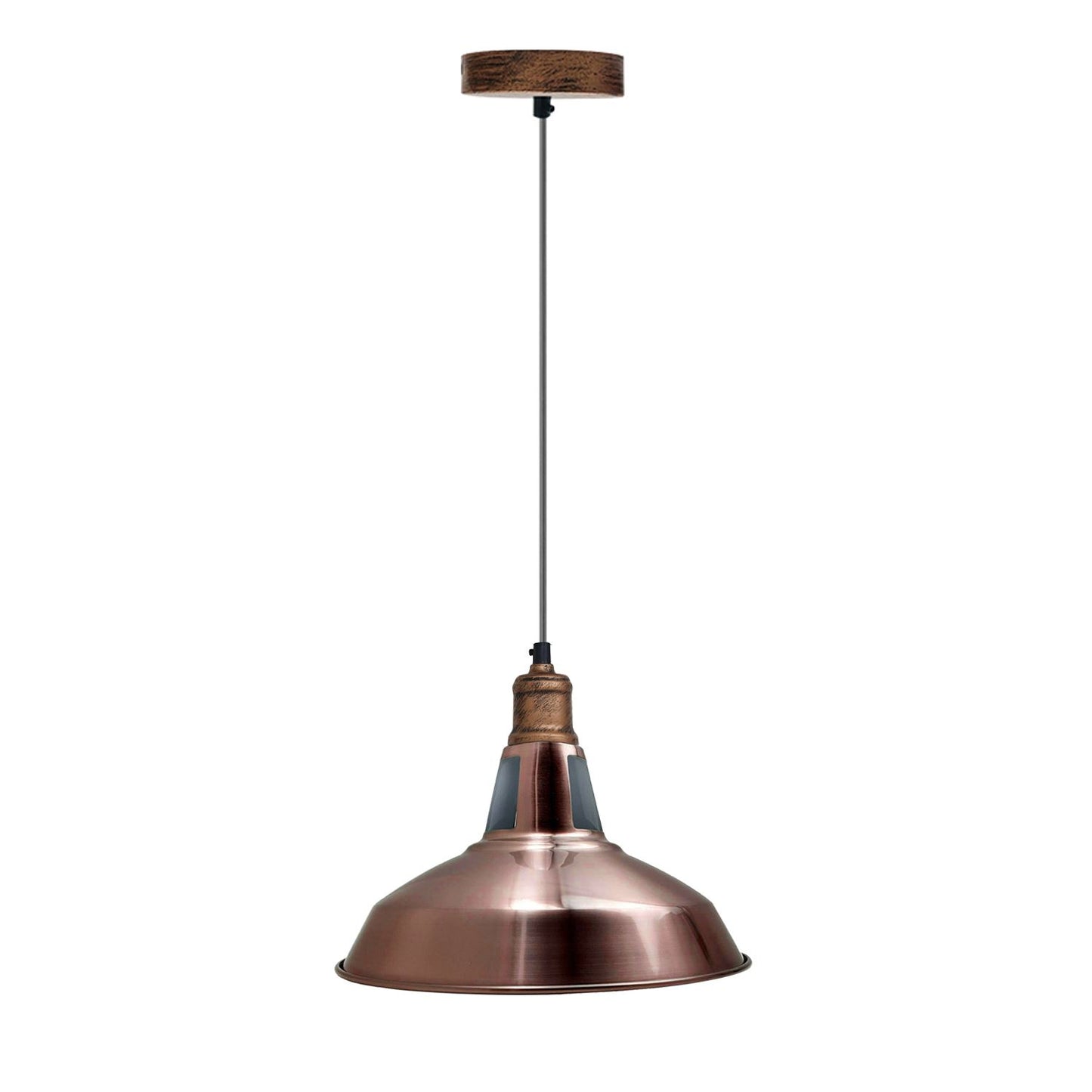 Copper Barn Style Pendant Light.JPG