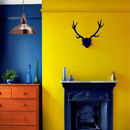 Copper Barn Style Pendant Light for hallways.JPG