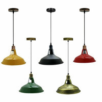12 Inch Vintage Metal Barn Pendant Lighting Kitchen Farmhouse