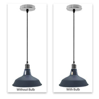 37 Inch Vintage Metal Barn Pendant Lighting Kitchen Farmhouse