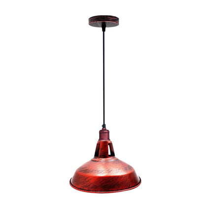 Rustic Red Barn Style Pendant Light.JPG