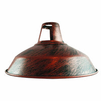 Satin Nickel Barn Slotted Metal Easy Fit shade