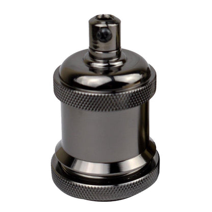 E27 Edison screw socket for retro or steampunk-inspired pendant light project