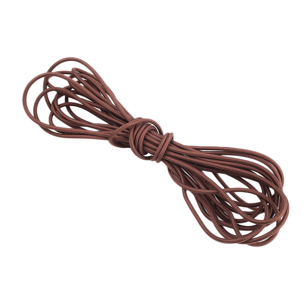 2-Core Electrical Round Cable with Brown Color fabric finish