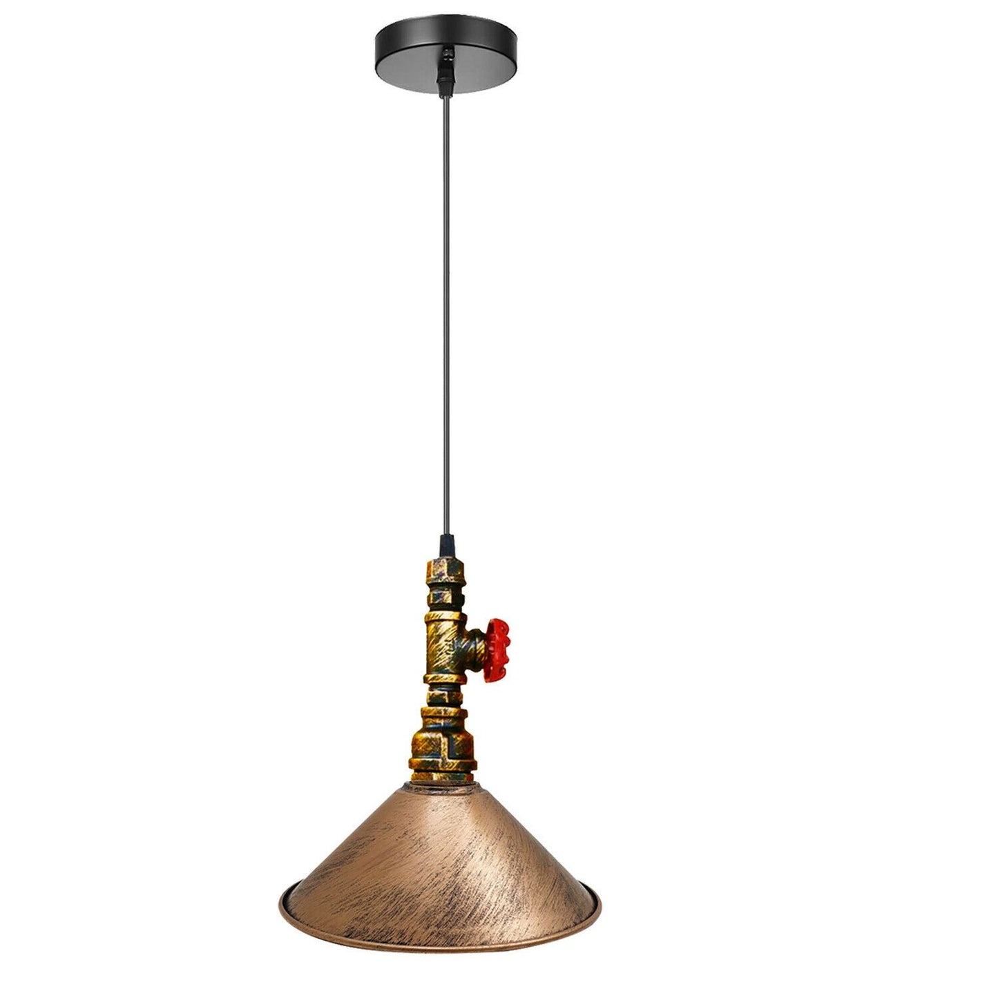 Industrial retro Steampunk Water Pipe Pendant Light