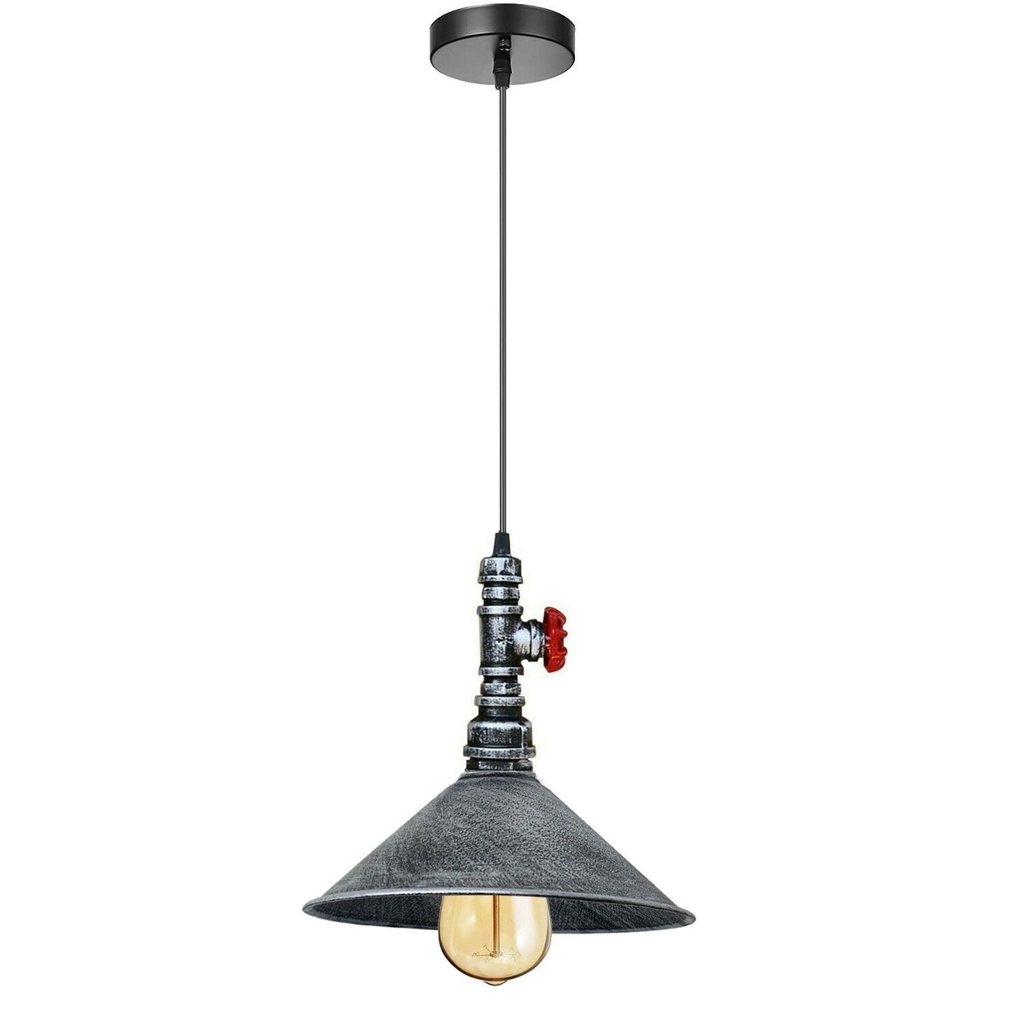 Industrial retro Steampunk Water Pipe Pendant Light
