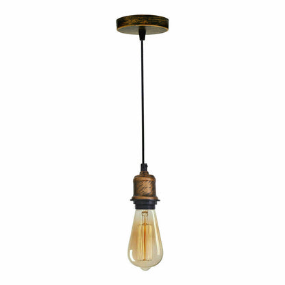 Vintage hanging Pendant light with Socket Lamp Holder