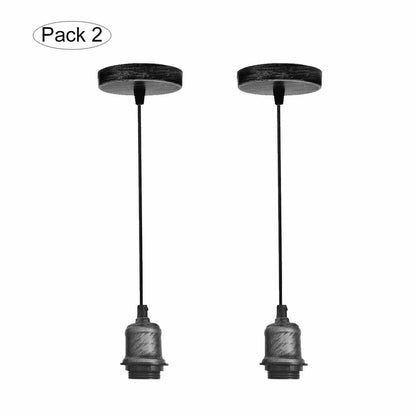 Vintage hanging Pendant light with Socket Lamp Holder