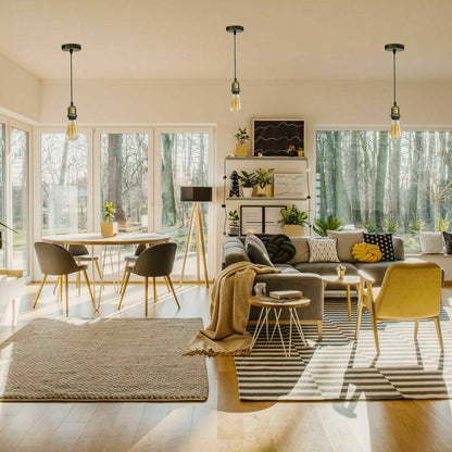 Vintage hanging Pendant light with Socket Lamp Holder