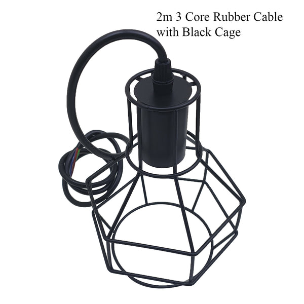 Geometric Cage Pendant Light Cord Kit