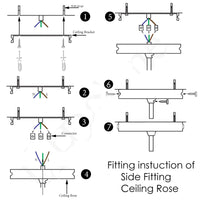 Hanging Light Fixture- Pendant Light Kit-pendant light holder-lighting ceiling roses-assemble parts