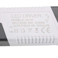 constant current led driver 300mA lighting driver DC 24-46V 8-12W High Power LED Driver AC 85-265V