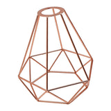 Metal Easy fit Black wire cage Rose Gold Easy Fit Lamp Shade~1538