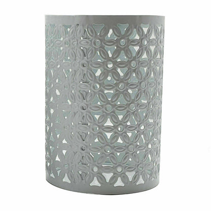 Retro Metal Easy Fit Drum Barrel Cage in White