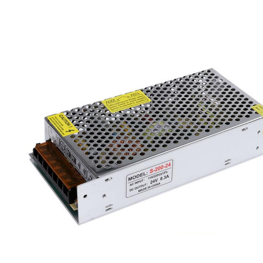 DC 24V 8.3A Universal Regulated Switching Power Supply Transformer Enclosed Power Supplies S-200-24
