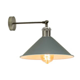 E26 Vintage Industrial Grey Colour Wall Lamp Fittings Indoor Sconce iron Metal Lamps~1530
