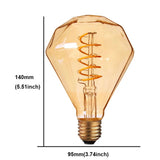 LED Bulbs 4W Decorative Light Bulbs E26 LED Filament Bulb Edison Lights