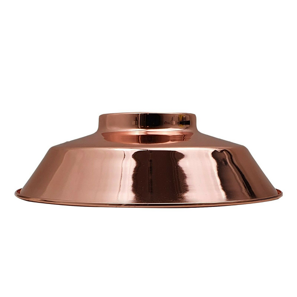 VINTAGE STYLE METAL CEILING LIGHT ROSE GOLD SHADES~1372