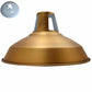 yellow brass barn lampshades for pendant lights.JPG