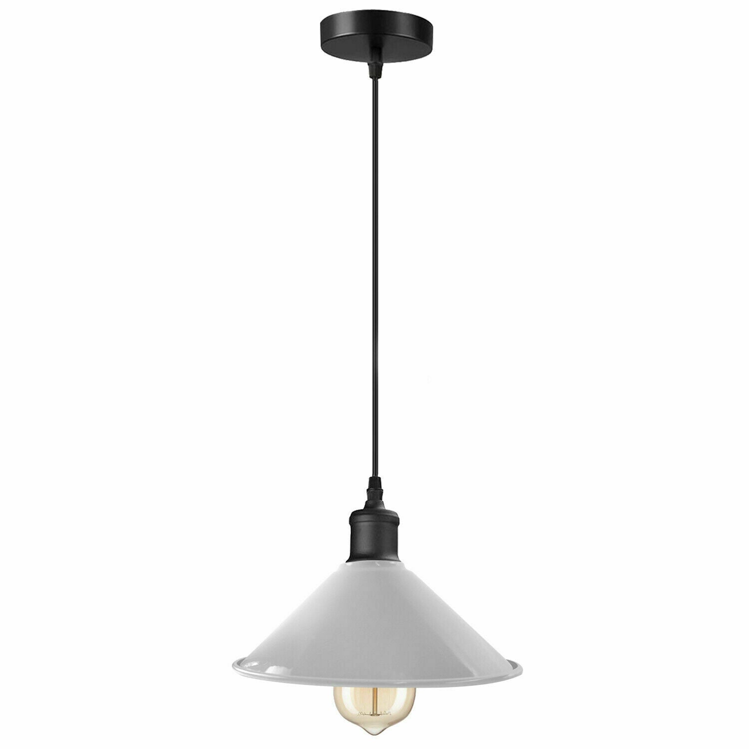 54 Inch Industrial Modern Cone Ceiling Pendant Lighting