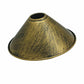 brushed brass cone lamp shade .JPG
