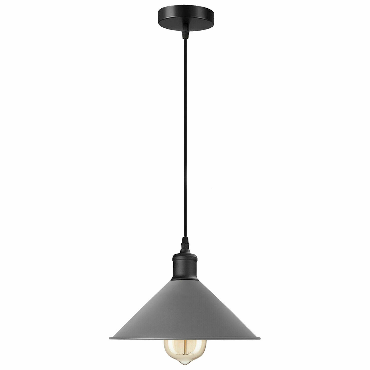 44 Inch Industrial Modern Cone Ceiling Pendant Lighting