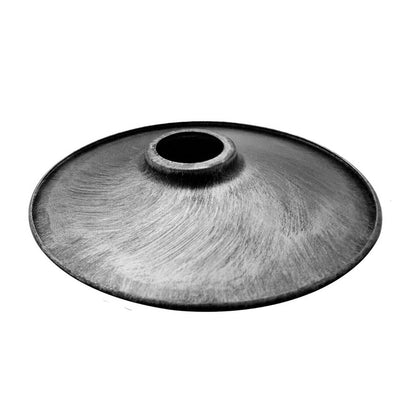 brushed silver Lampshades for chandelier.JPG