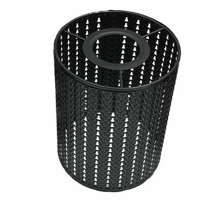 Retro Metal Easy-Fit Drum Barrel Cage in Black