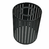 Black Metal Easy Fit Drum Barrel Cage~1121