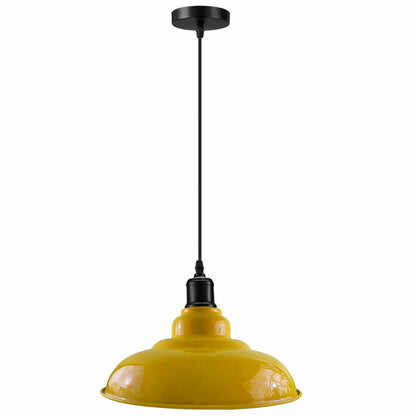 Yellow Curvy Pendant Light.JPG