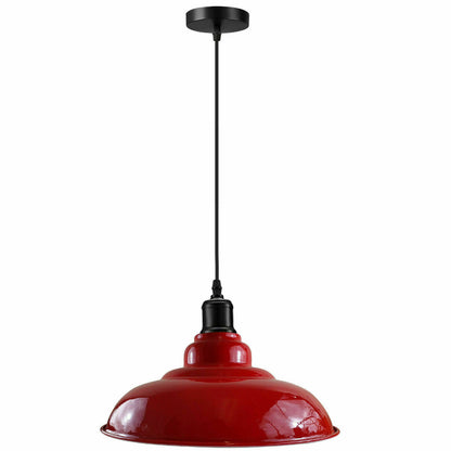 Red Curvy Pendant Light.JPG