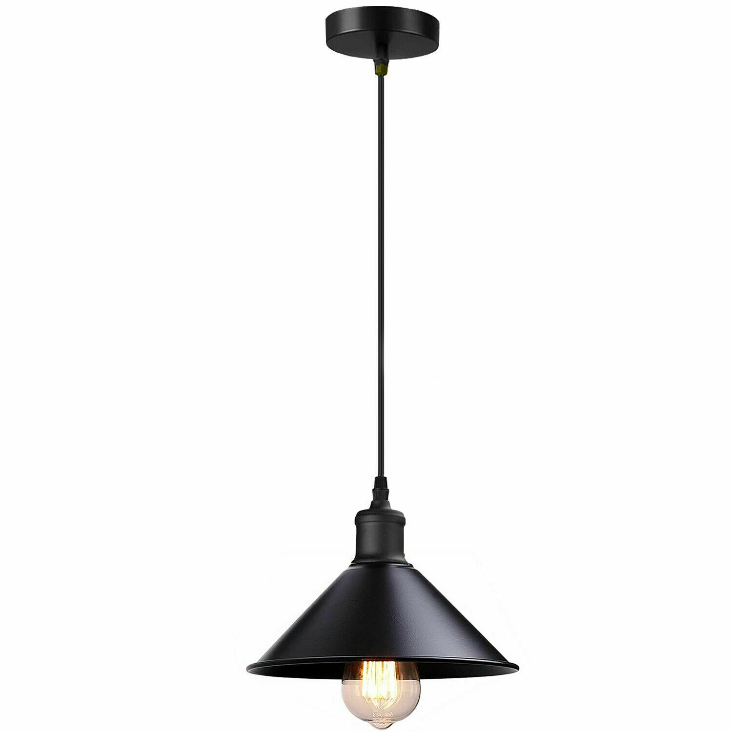 53 Inch Industrial Modern Cone Ceiling Pendant Lighting