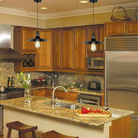 14 Inch Pendant Lighting Kitchen Ceiling Light Fixture Black
