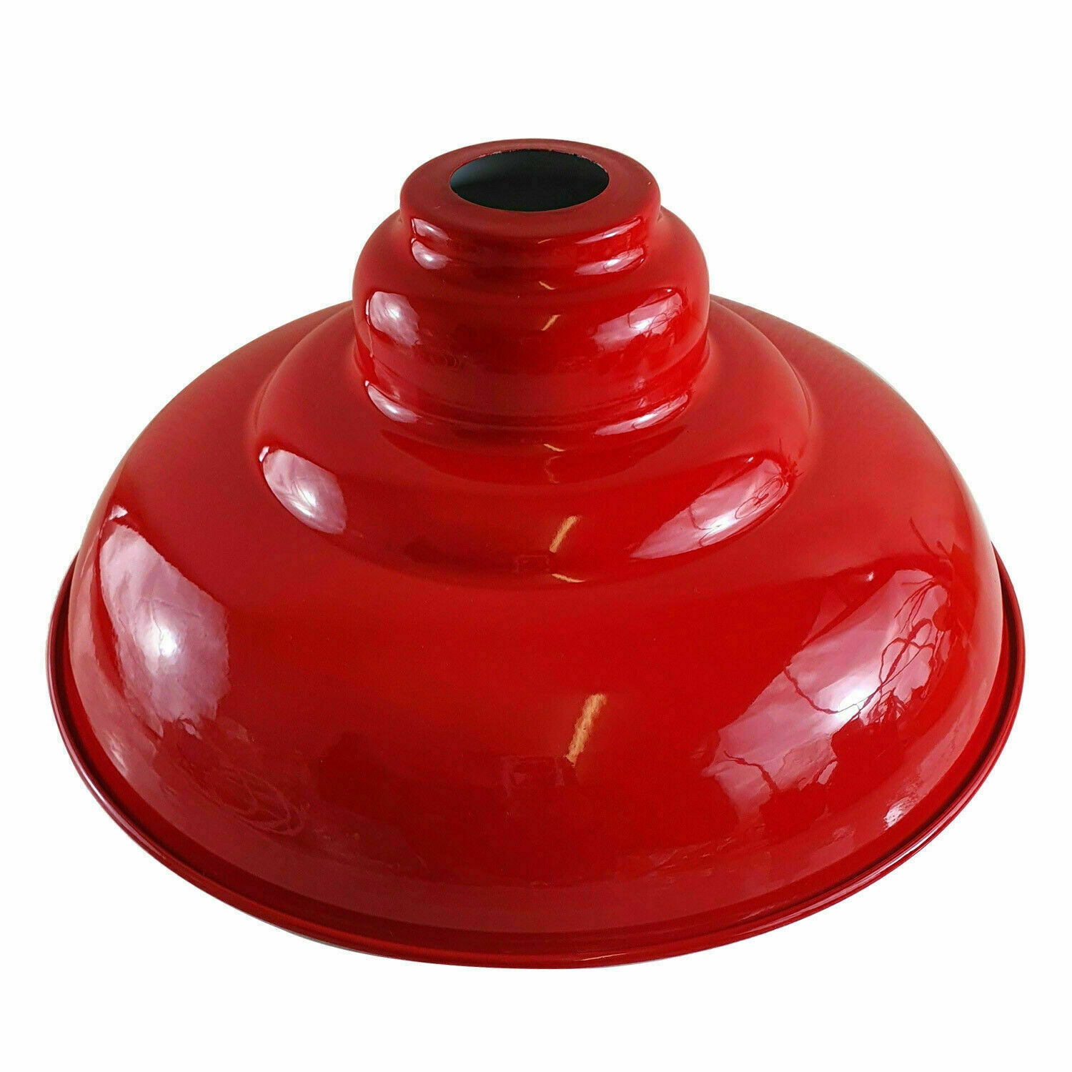 Red curvy lampshades.JPG