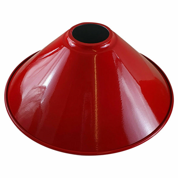 Red Easy Fit Metal Light Lamp Shades~1113