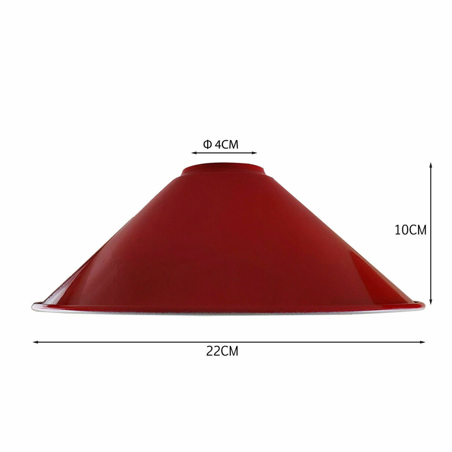 Red cone lampshades.JPG