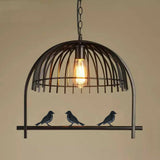 Birdcage Chandelier Pendant Light Copper