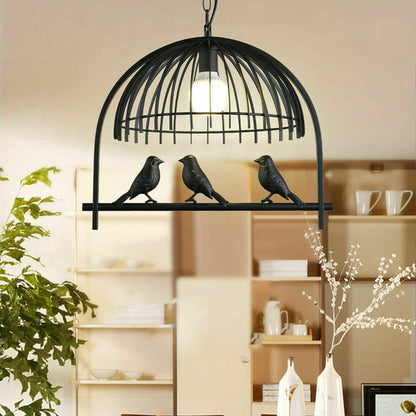 Vintage Bird Cage Chandelier Pendant Light