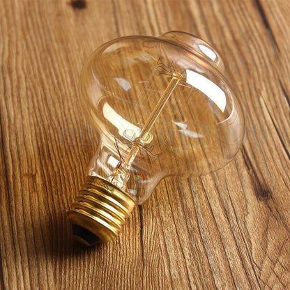 E26 MushRoom 60W Vintage Retro Industrial Filament Bulb 3 Pack
