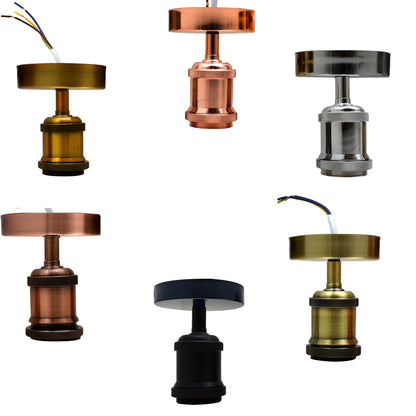 Flush mount ceiling light holder