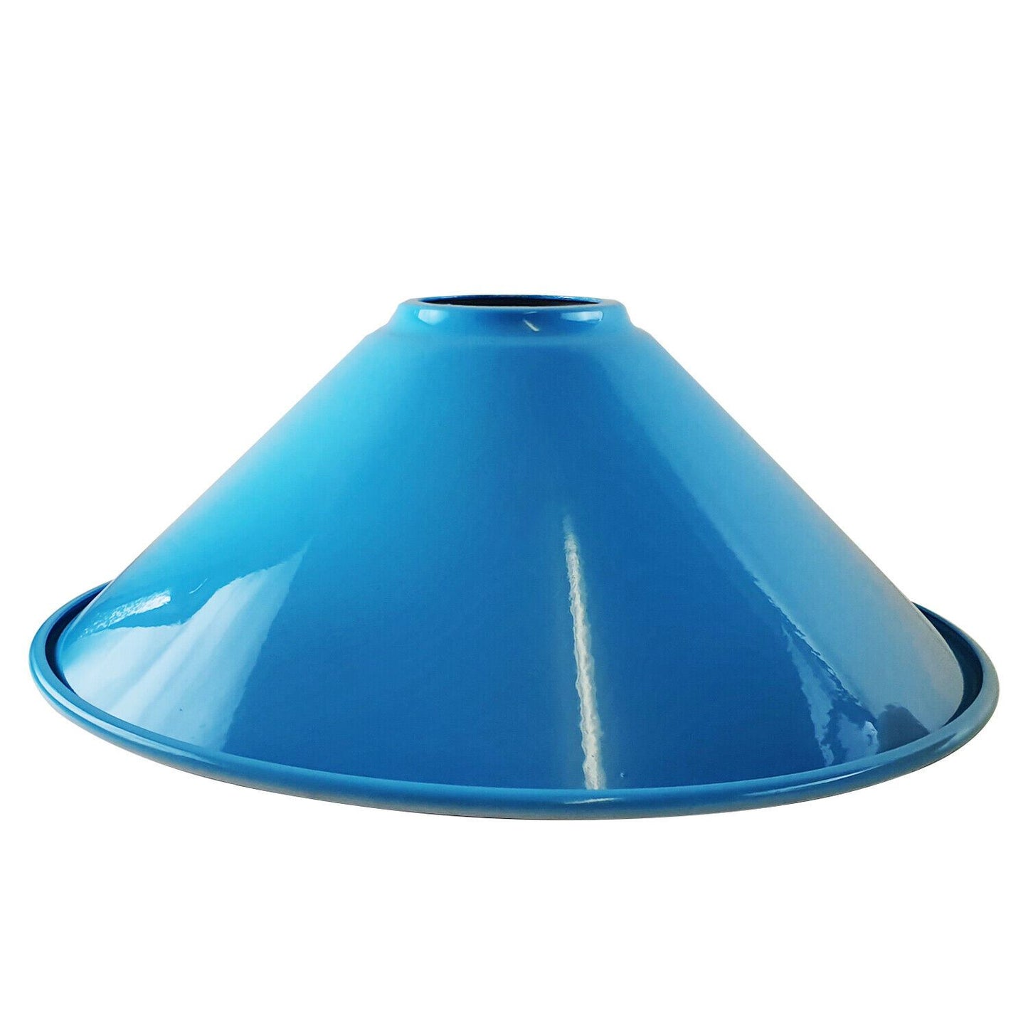 Blue Cone Lamp Shade.JPG