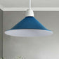Blue Cone Pendant Lamp Shade.JPG