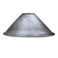 Brushed Silver Cone Pendant Lamp Shade.JPG