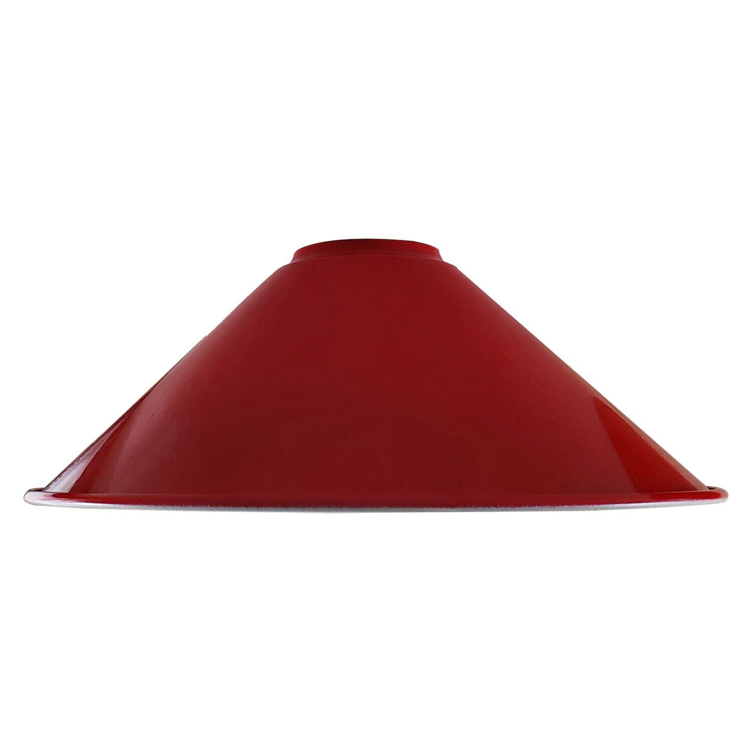 Red Cone Lamp Shade.JPG