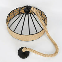 Vintage Metal Hemp Ceiling Pendant~1109