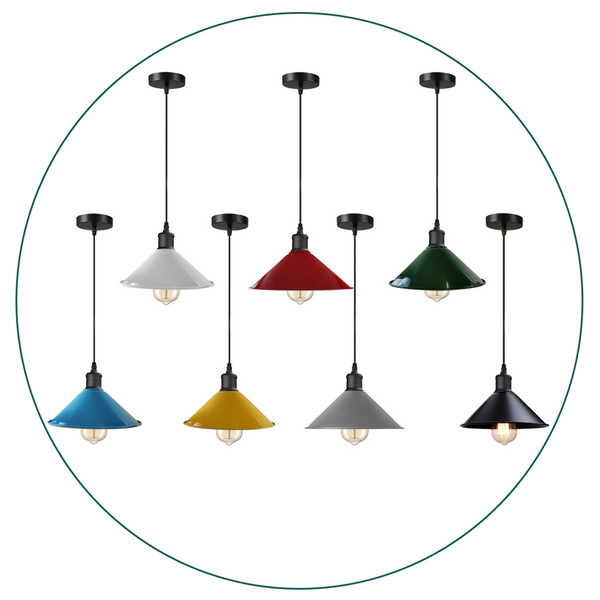 9 Inch Vintage Ceiling Pendant Lights Hanging Light Fixture