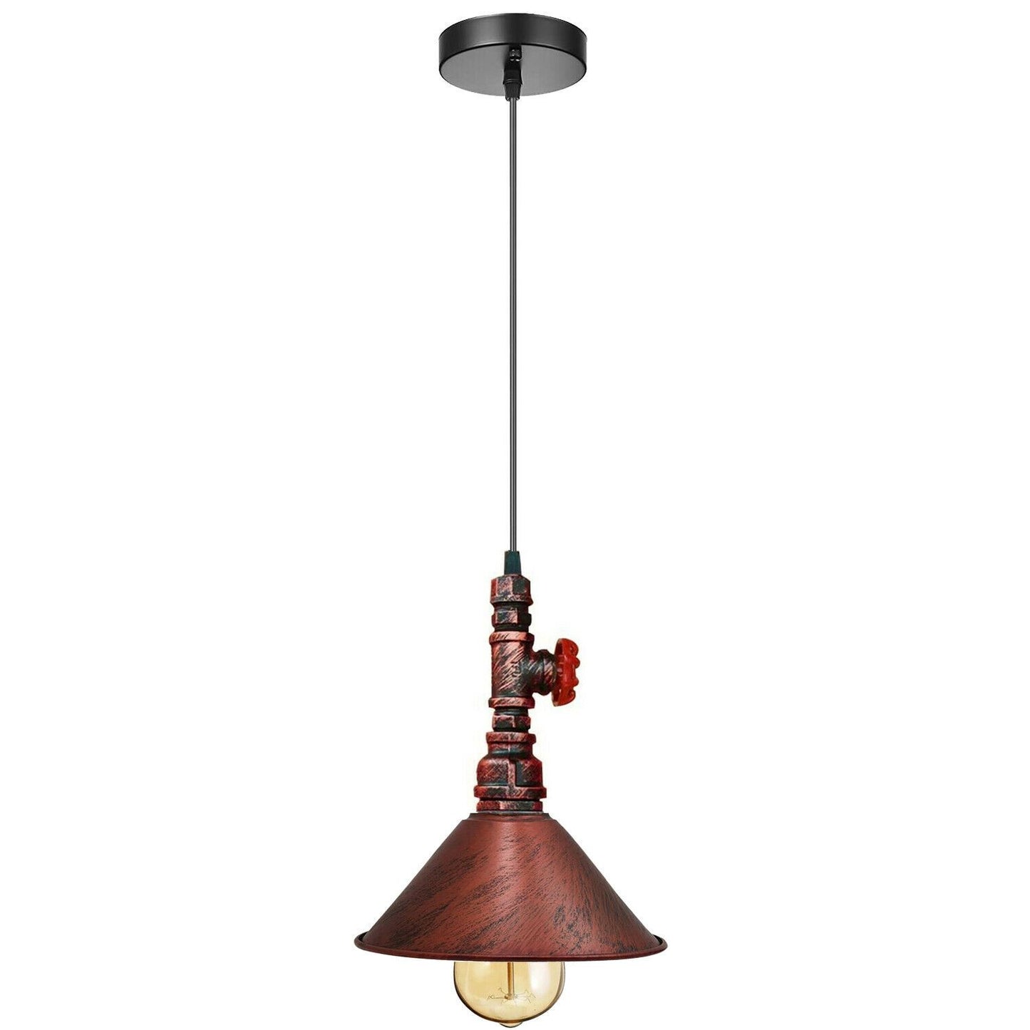 Industrial retro Steampunk Water Pipe Pendant Light