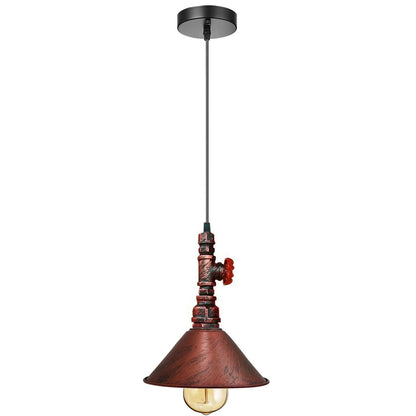 Industrial retro Steampunk Water Pipe Pendant Light