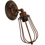 Industrial Wall Lamp Rustic Red Sconce Vintage Wall Light Home Farmhouse