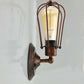 Rustic Red Balloon Cage Wall sconce Lamp for hall ways.JPG